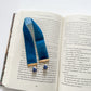 Vintage Velvet Bookmark // Navy Floral