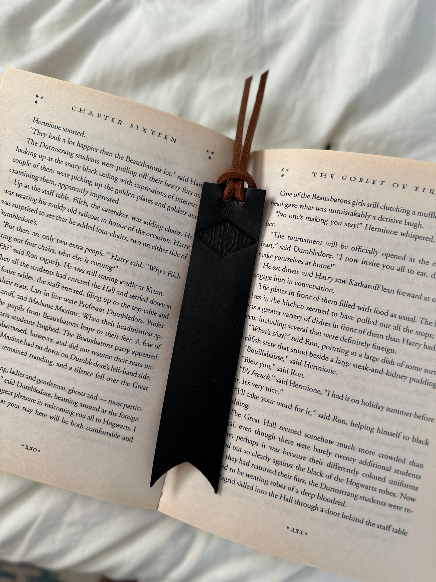 Leather Bookmark