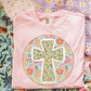 Round Floral Cross // 3 weeks