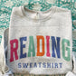 Reading Sweatshirt Colorful // 3 weeks