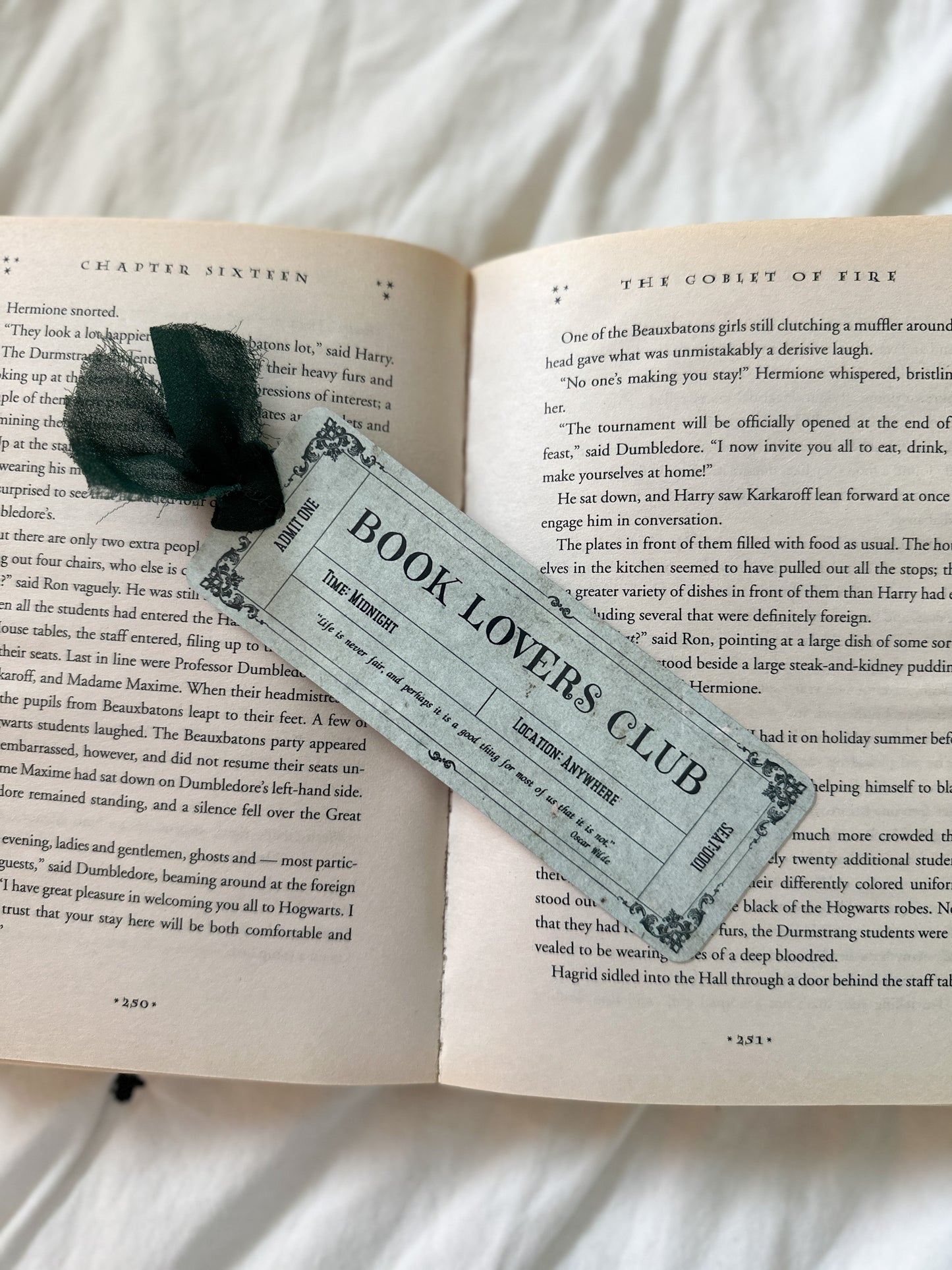 Book Lovers Club Bookmark