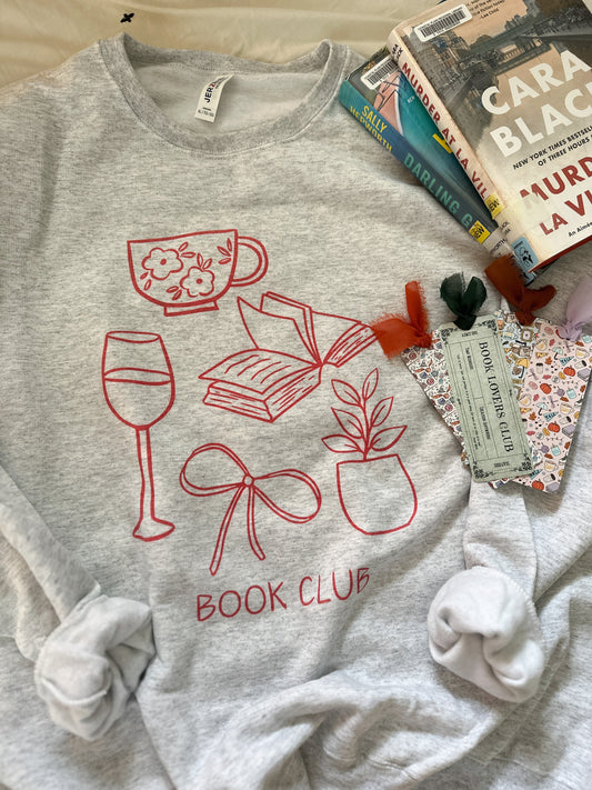 Book Club Sweatshirt // 3 weeks