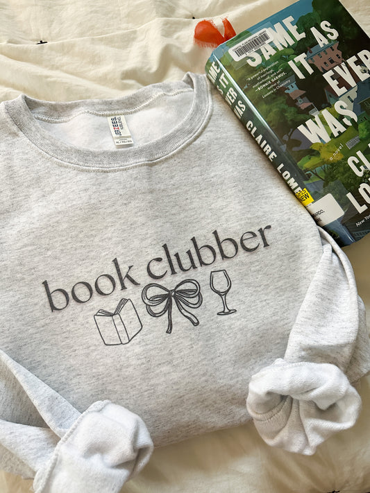 Book Clubber Sweatshirt // 3 weeks